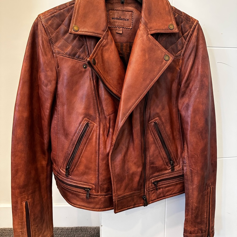 Sundance leather jacket